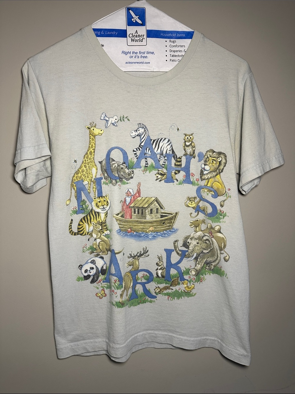 Bobbie Brooks Noah’s Arc light gray Tee Shirt with Logo